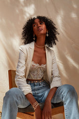 The Amalfi Double Cross Earring