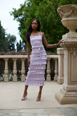 The Lily Dress in Lavender Fog