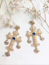The Positano Earring in Sapphire Mix