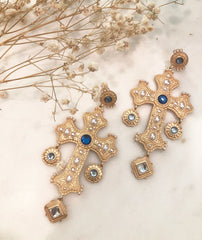 The Positano Earring in Sapphire Mix