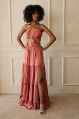 The Penelope Dress in Dusty Cedar
