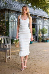 The Lotus Dress in White